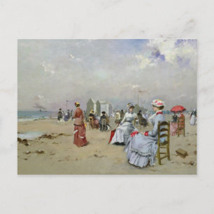 Cartão Postal La Plage de Trouville