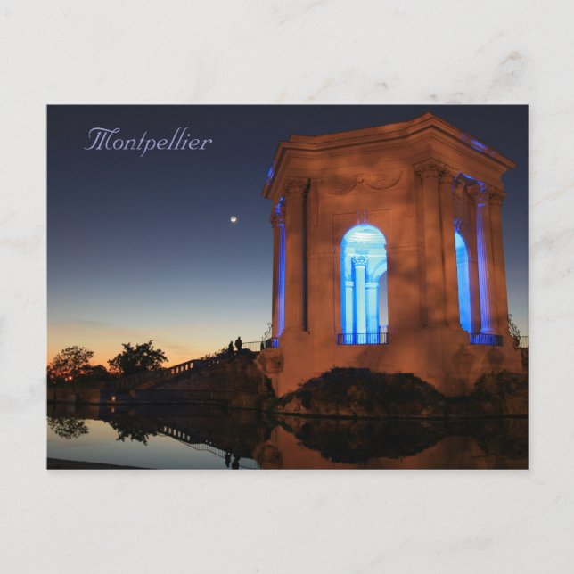 Cartão Postal La Promenade du Peyrou (Frente)