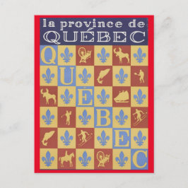 Cartão Postal La province de Québec