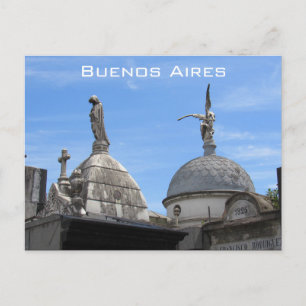 Cartão Postal la recoleta mausoleum