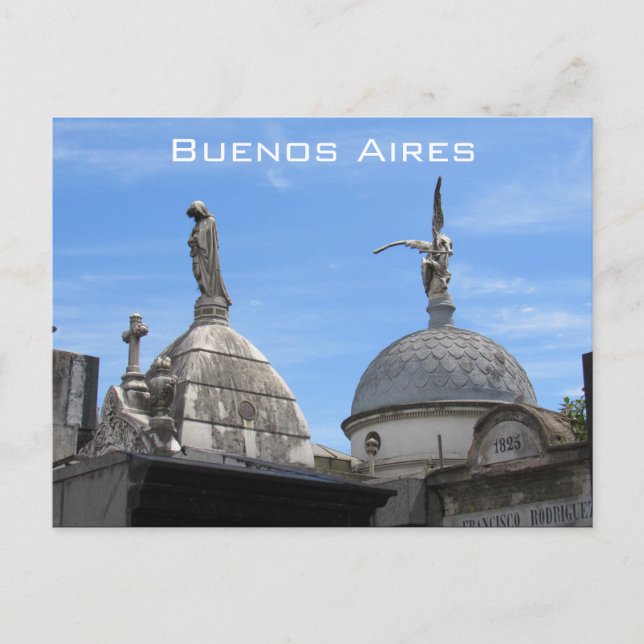 Cartão Postal la recoleta mausoleum (Frente)