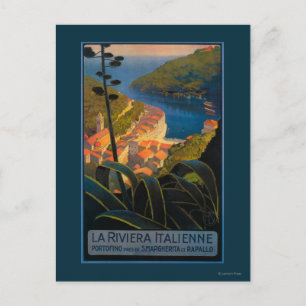 Cartão Postal La Riviera Italienne