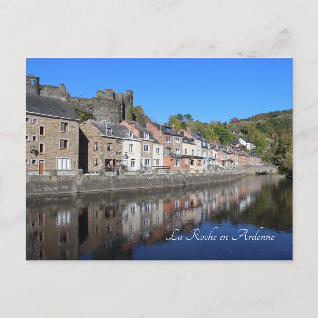 Cartão Postal La Roche en Ardenne View, Bélgica (Frente)