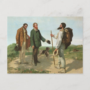 Cartão Postal La Rsieur ou Bonjour Courbet, 1854