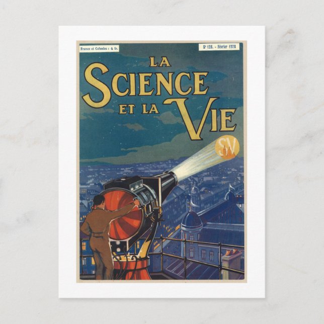 Cartão Postal La science et la vie (Frente)
