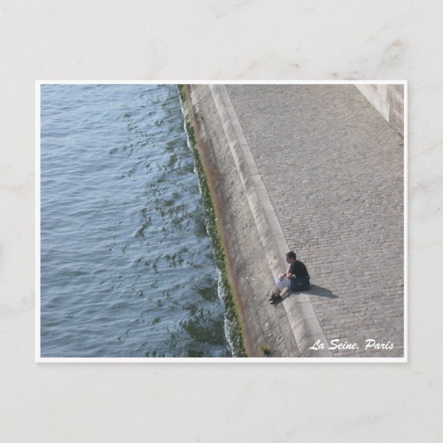 Cartão Postal La Seine, Paris (Frente)