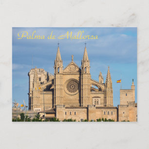 Cartão Postal La Seu, Catedral de Palma de Maiorca - Espanha