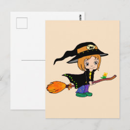 Cartão Postal La sorcière bien aimée.