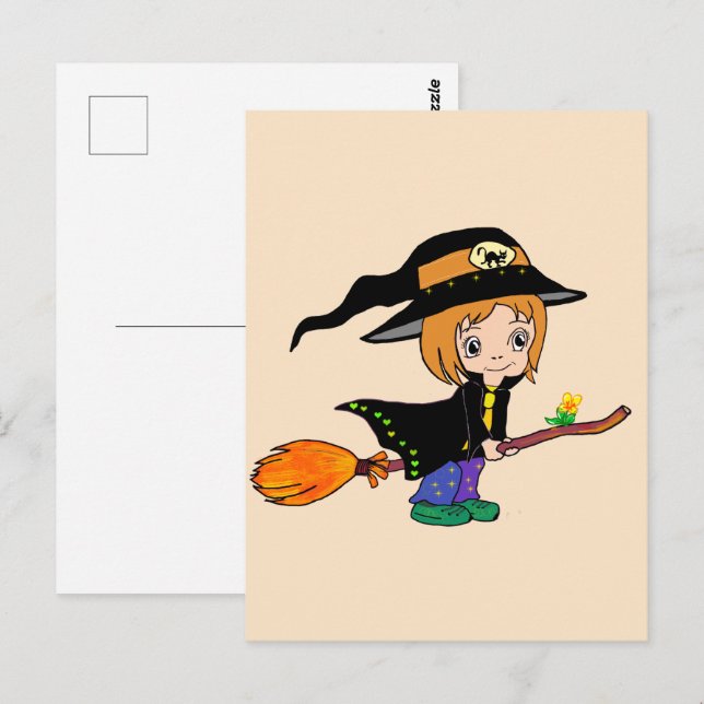 Cartão Postal La sorcière bien aimée. (Frente/Verso)