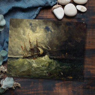 Cartão Postal La Tempête - Félix Ziem