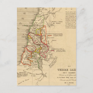 Cartão Postal La Terre Sainte sous Salomon