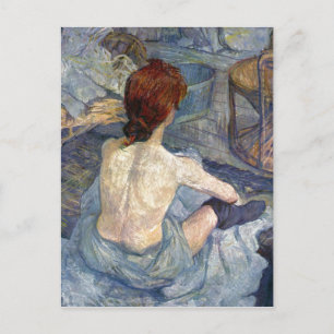 Cartão Postal La Toilette Rousse - Toulouse-Lautrec Painting
