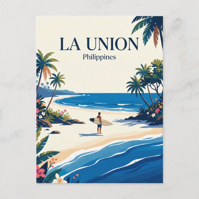 Cartão Postal La Union Filipinas (Frente)