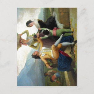 Cartão Postal La vendimia de Goya (1786-87). Est? en el Museum d