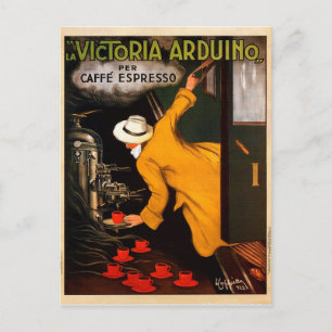 Cartão Postal La Victoria Arduino Caffe Expresso Itália - Advert