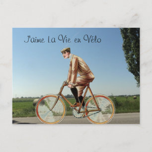 Cartão Postal La vie en vélo