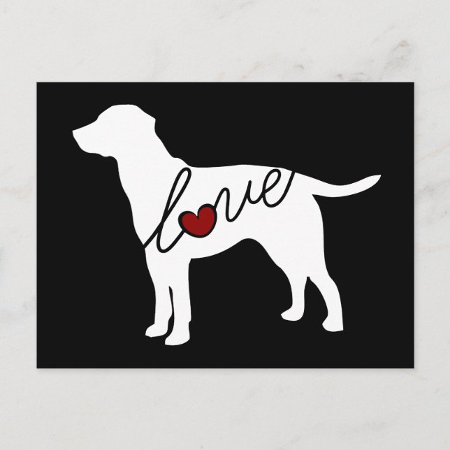 Cartão Postal Lab Love (Frente)