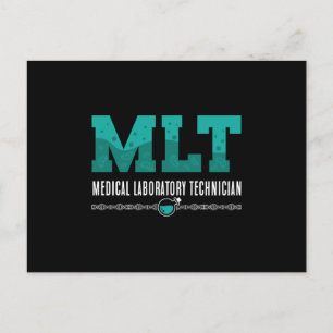 Cartão Postal Lab Tech MLT Medical Laboratory Technicic Science
