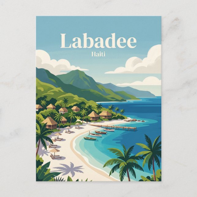 Cartão Postal Labadee Haiti (Frente)