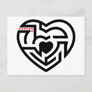 Cartão Postal labirinto do amor