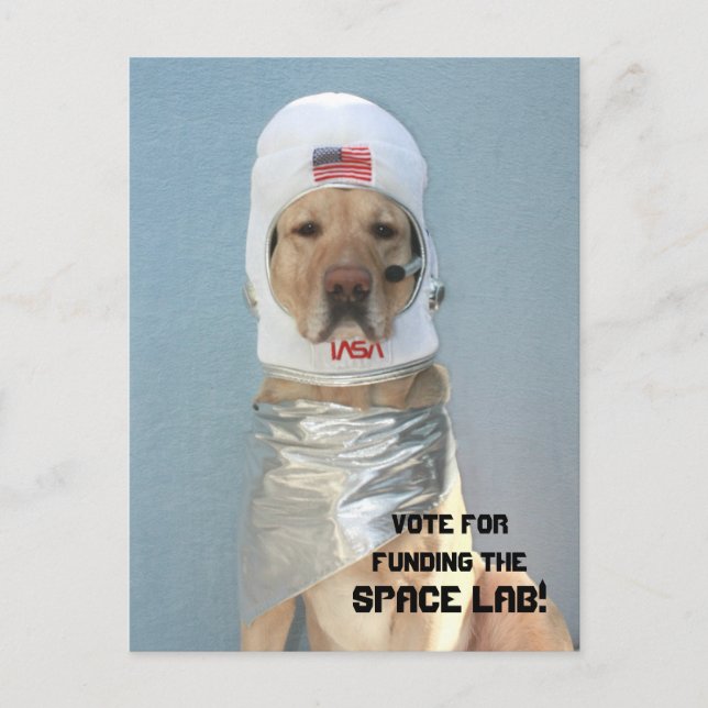 Cartão Postal Laboratório de Espaço (Frente)