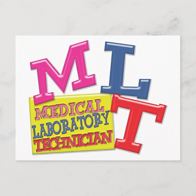 CARTÃO POSTAL LABORATÓRIO MLT WHIMSICAL FUN ACRONYM LETTERS (Frente)