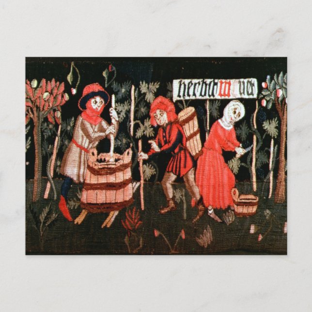 Cartão Postal Laboratórios dos Meses, da Alsácia (Frente)