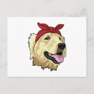 Cartão Postal Labrador com Bandana
