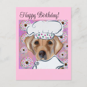 CARTÃO POSTAL LABRADOR RETRIEVER
