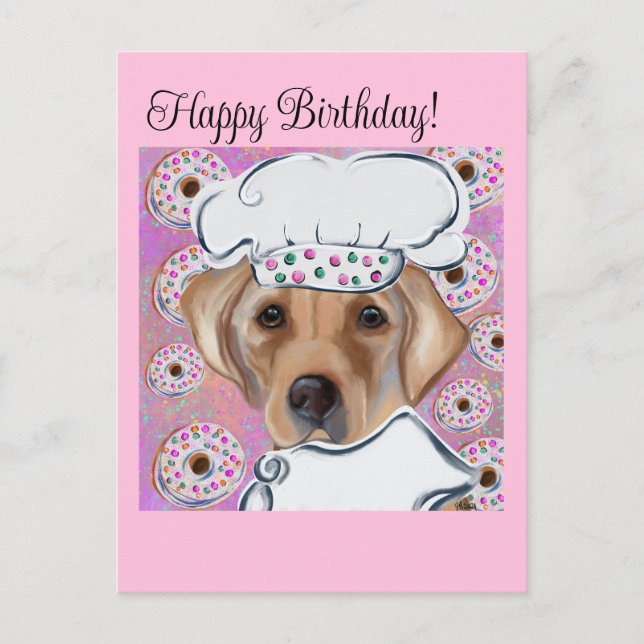 CARTÃO POSTAL LABRADOR RETRIEVER            (Frente)