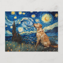 Labrador Retriever Yellow Lab Dog StarNight