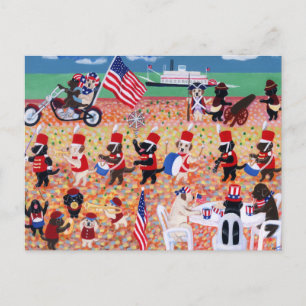 Cartão Postal Labradores do Dia da Independência