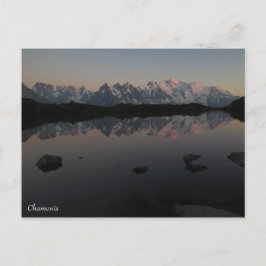 Cartão Postal Lac de Cheserys sunrise Chamonix