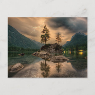 Cartão Postal Lac et lumières