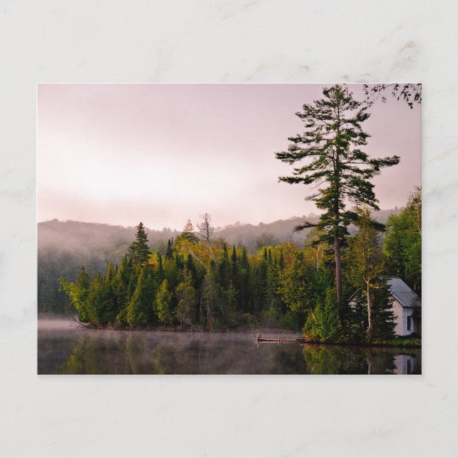 Cartão Postal Lac Giles - Québec (Frente)