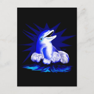 Cartão Postal Lachender Delfin