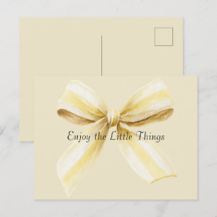 Cartão Postal Laço Amarelo de Pina Colada