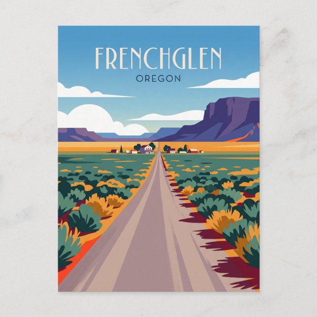 Cartão Postal Laço da Montanha Steens EUA (Frente)