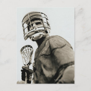 Cartão Postal Lacrosse Goalkeeper