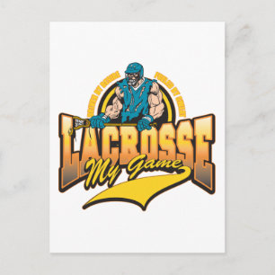 Cartão Postal Lacrosse My Game