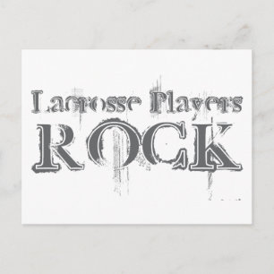 Cartão Postal Lacrosse Players Rock