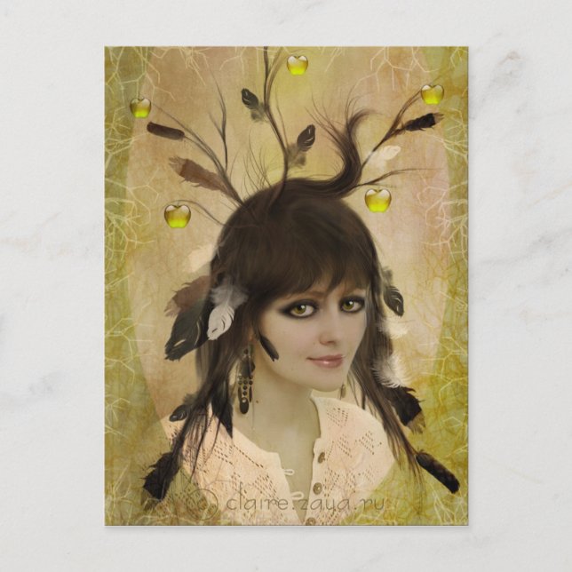 Cartão Postal Ladrão de Maçãs (Frente)