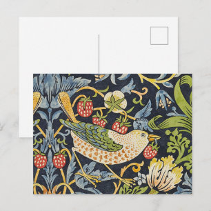 Cartão Postal Ladrão de Morango Morris Azul Marinho Arte Fina Vi
