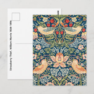 Cartão Postal Ladrão de Morango, William Morris 1834-1896