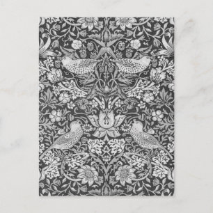 Cartão Postal Ladrão de Morangos Cinza, William Morris