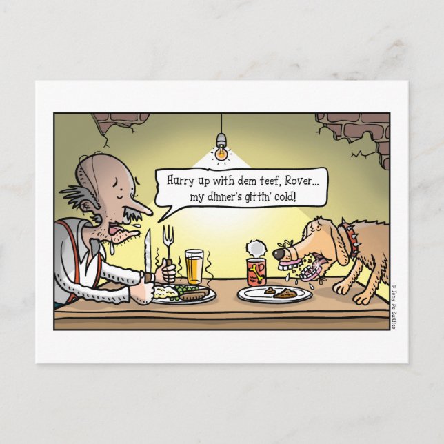 Cartão Postal Ladrão falso! (Frente)