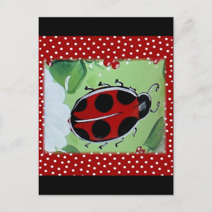 Cartão Postal Lady Bug