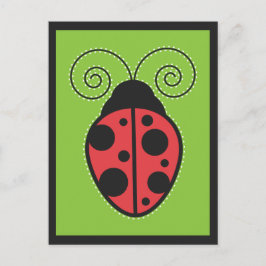 Cartão Postal Lady Bug
