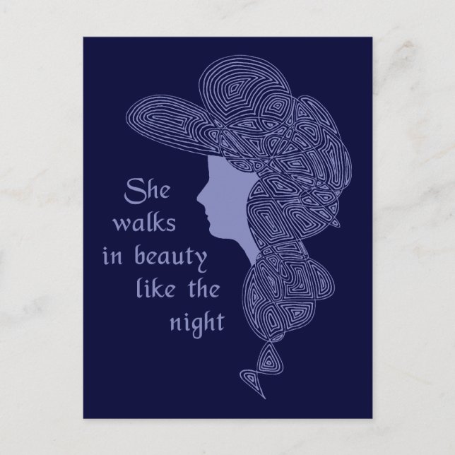 Cartão Postal Lady Byron (Frente)