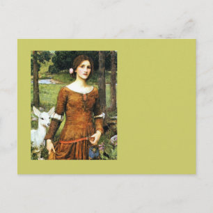 Cartão Postal Lady Clare e a Fawn